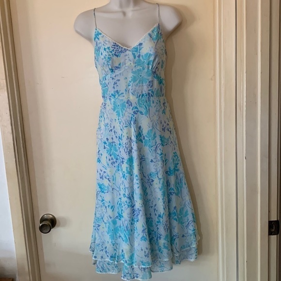 Ann Taylor Loft 100% silk slip dress size 0 - Picture 1 of 11